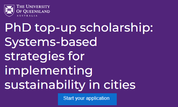 PhD Top-Up Scholarship 2025 for International Students at University of Queensland