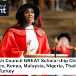 British Council GREAT £10,000 Scholarship for International Students from China, France, Kenya, Malaysia, Nigeria, Thailand and Turkey at the University of Kent