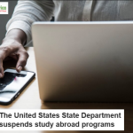 The United States State Department suspends study abroad programs, including Fulbright