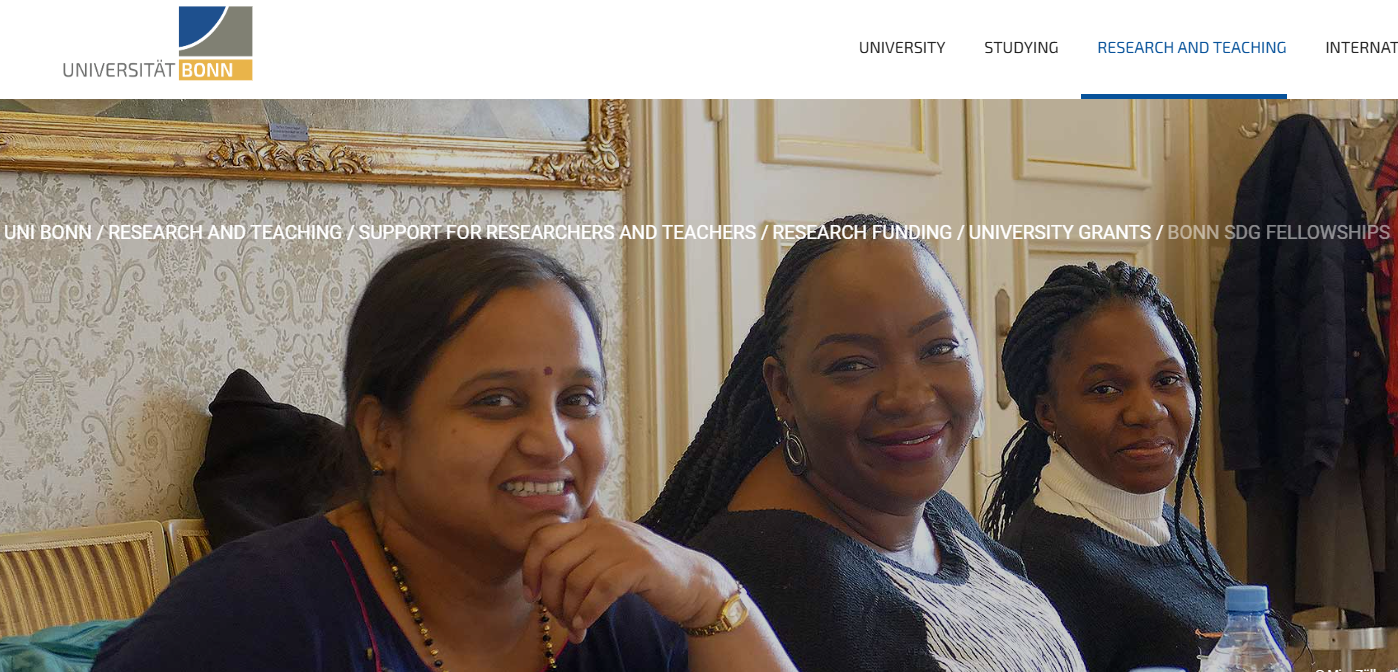 University of Bonn SDG Fellowships 2026 for Researchers on UN Sustainable Development Goals (Fully Funded)