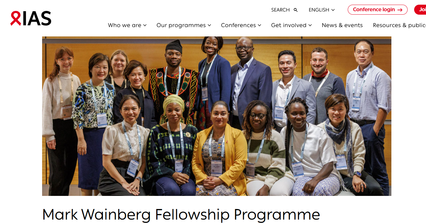 Mark Wainberg Fellowship Program in HIV Service Delivery 2025/2027 for African and Asia-Pacific Clinicians