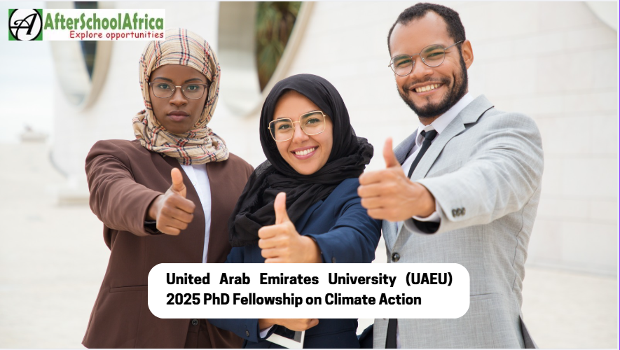 United Arab Emirates University (UAEU) 2025 PhD Fellowship on Climate Action