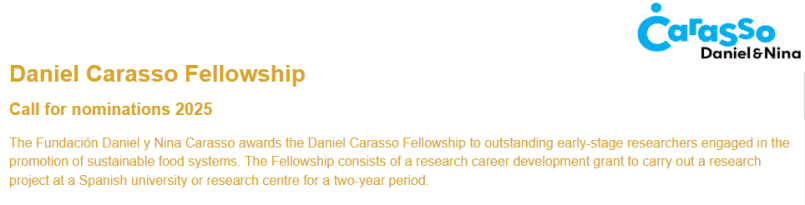 Daniel Carasso €160,000 Fellowship Award to Study in Spain 2025