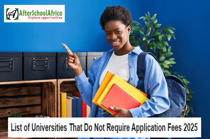 A confirmed list of universities that do not charge application fees 2025