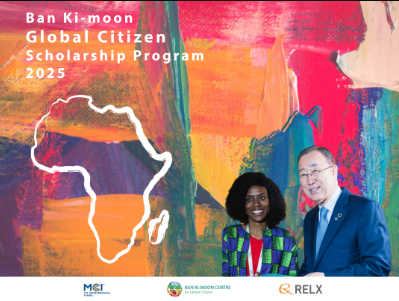 Global Citizens Scholarship for All African Countries 2025 by Ban Ki-moon Centre, Austria