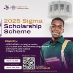 Sigma Club University Of Ibadan 2025 Scholarship Scheme for Undergraduate Students in Nigeria 