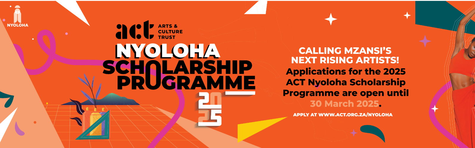 ACT Nyoloha Scholarship 2025 for Young Undergraduate South African Artists – Apply Now!