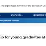 Funded Traineeship for Young Graduates at the 2025 EU Delegation to Namibia