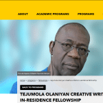 Tejumola Olaniyan Creative Writers Fellowship 2025 Is Offering 50,000 AED Grant & Fully Funded Residency in UAE