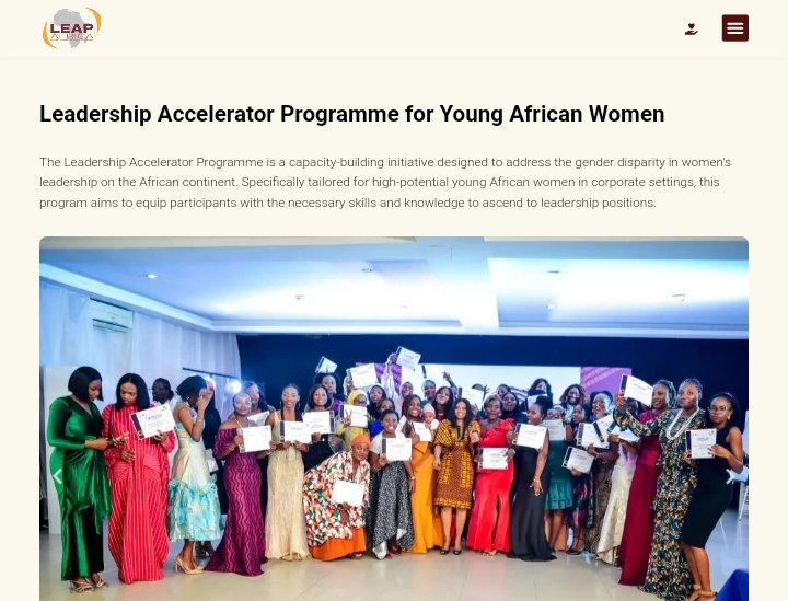 Leadership Accelerator Programme 2025 for Young African Women